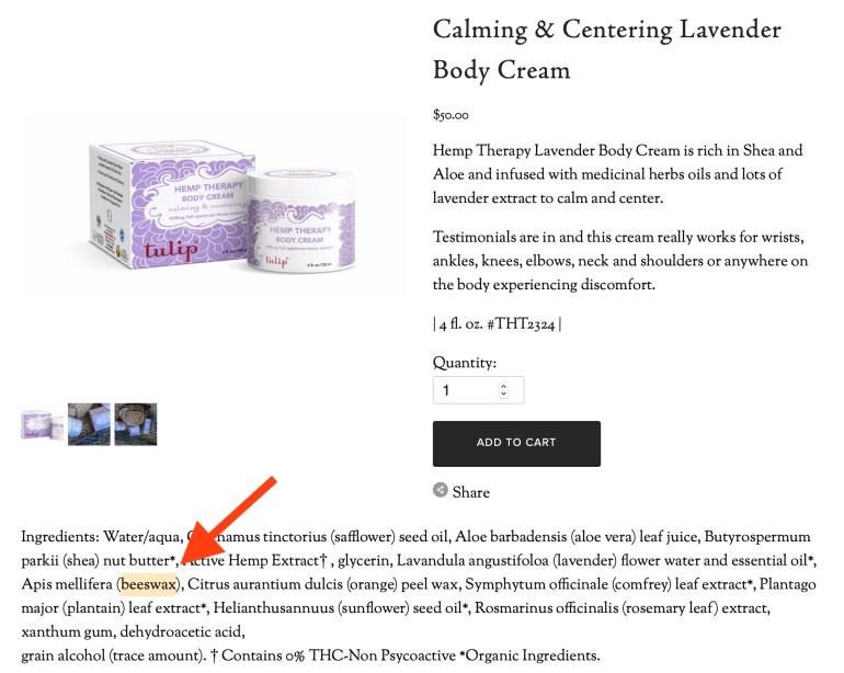 lying about being vegan, fake vegan brand, fake vegan company, tulip